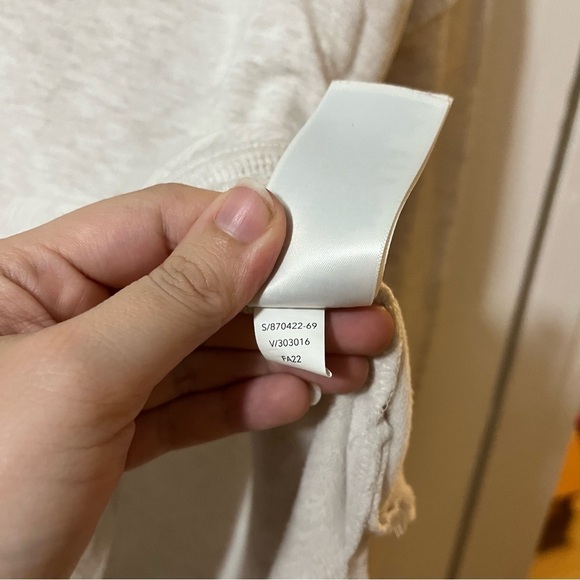 Athleta Coaster Luxe Recover Cozy Crewneck Sweater Sweatshirt Cream XS J2 - Picture 2 of 9